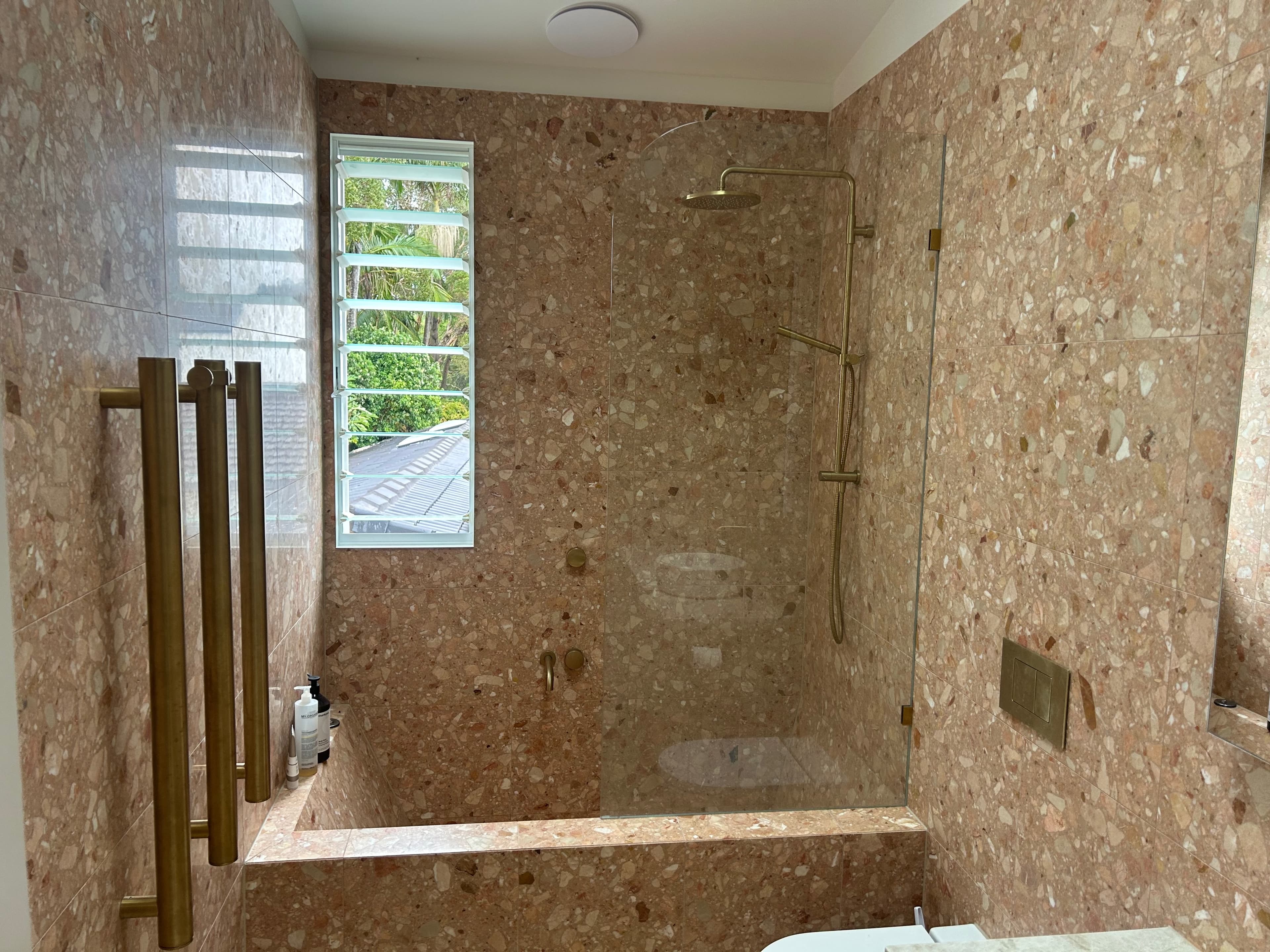 Bespoke shower and bath by East Point Plumbing