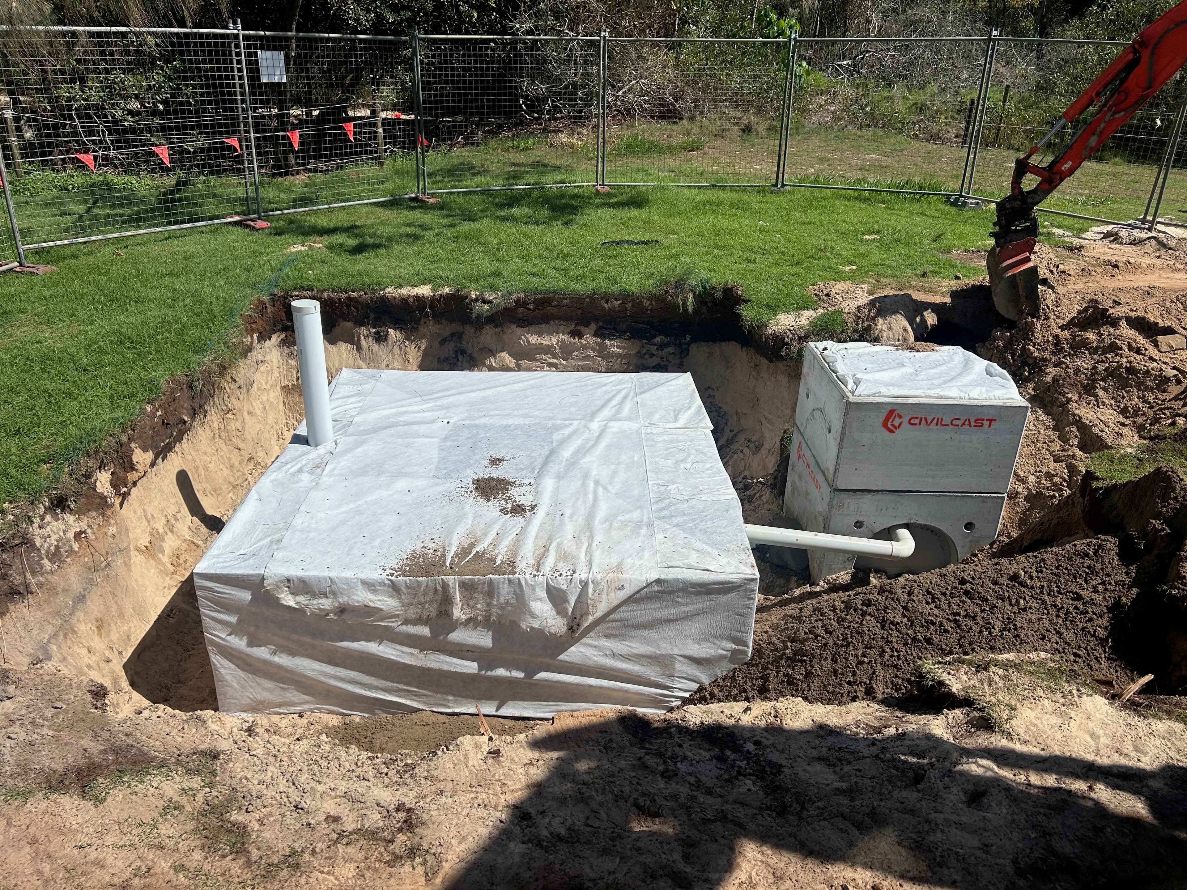 Infiltration Tank Install — Byron Bay