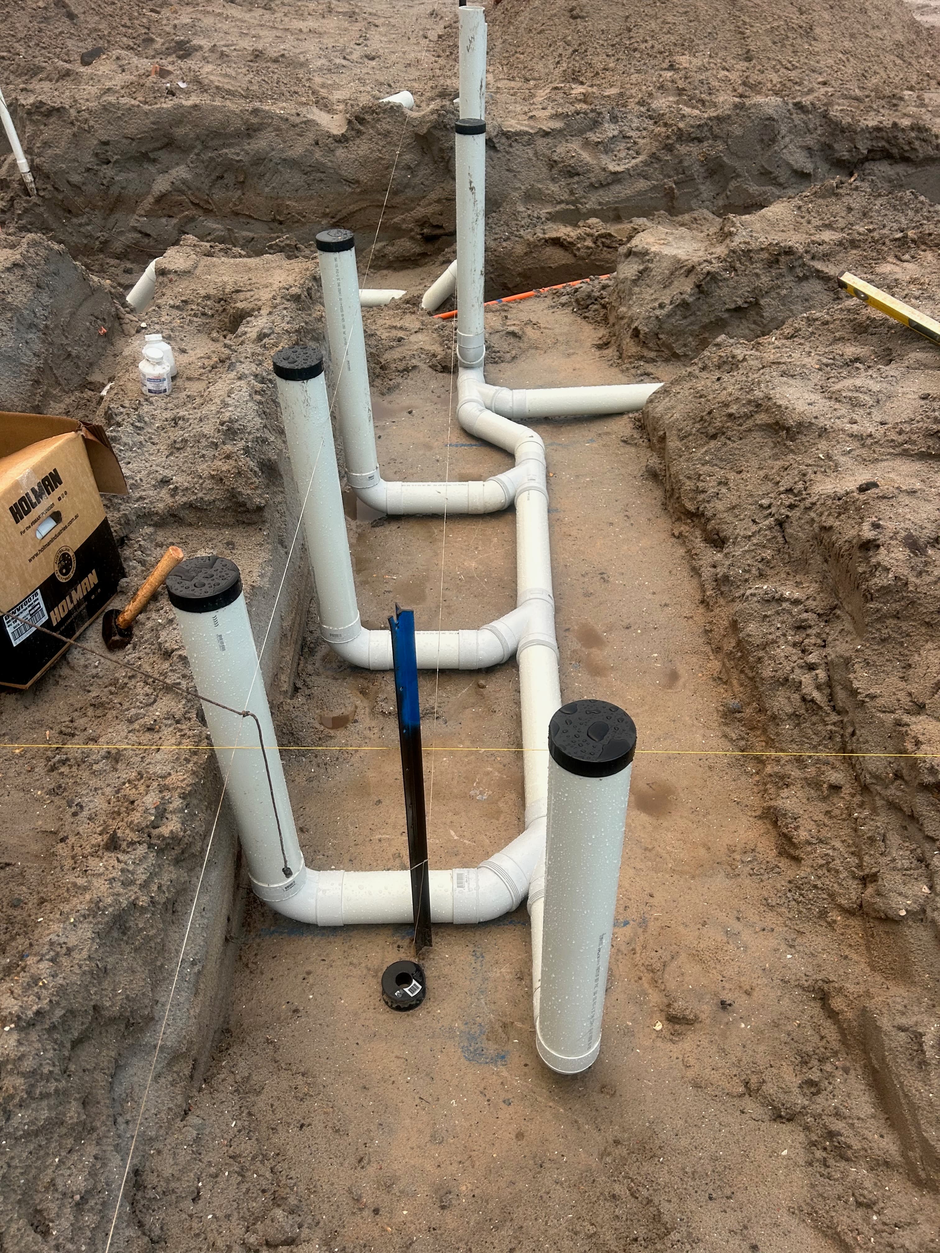 Underslab Sewer Drainage — Brunswick Heads SLSC