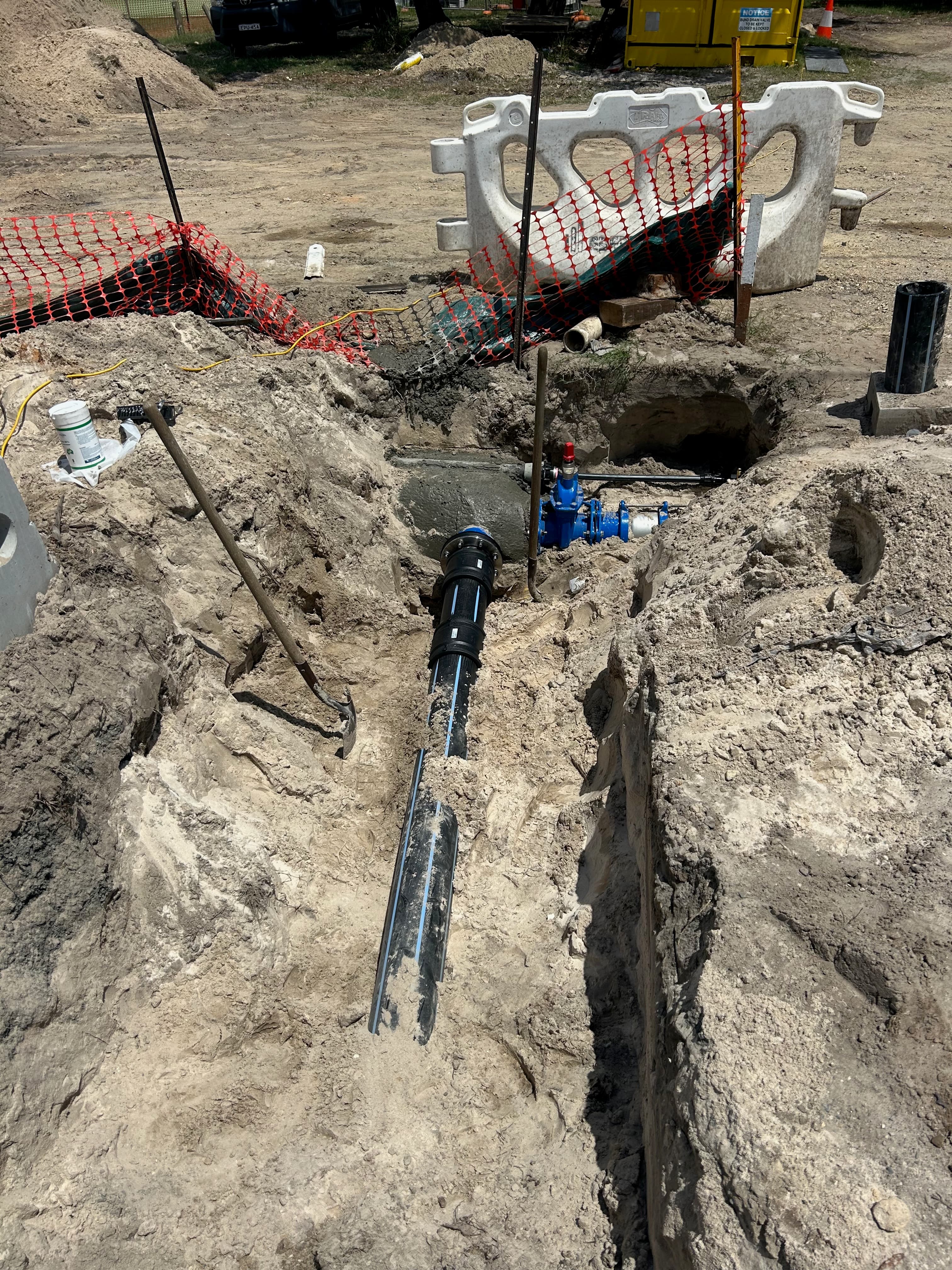 Water main extension — East Point Plumbing